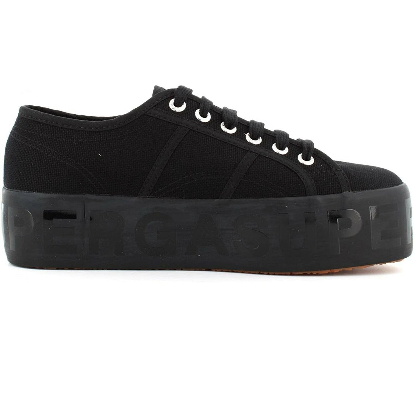 Scarpe da donna Superga - Art. 2790 SHINYPRINTED PLAT sneakers nero confort