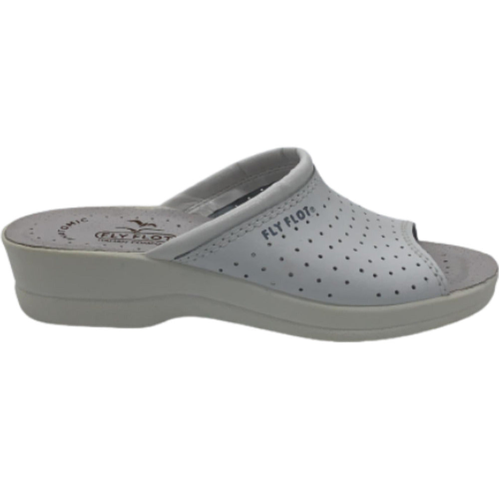 Scarpe da donna FLY FLOT Art. 24314 BIANCO ciabatta sanitaria aperta