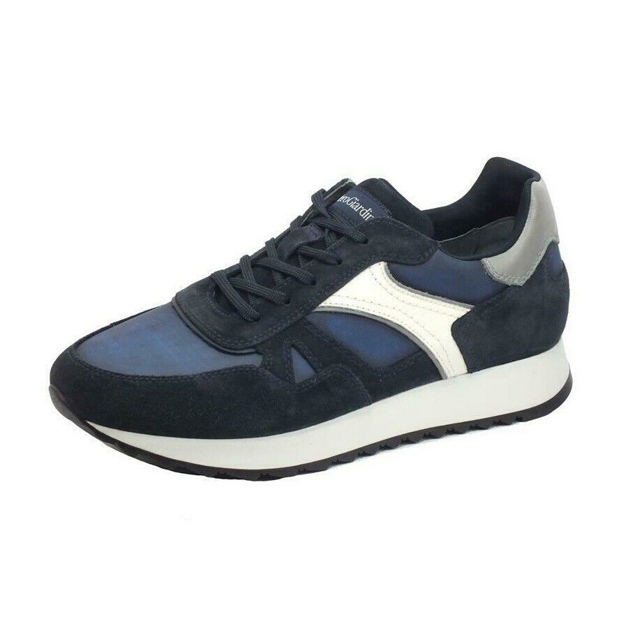 Scarpe da Uomo NEROGIARDINI- Art. I001760U 200 Blu Sneakers stringate