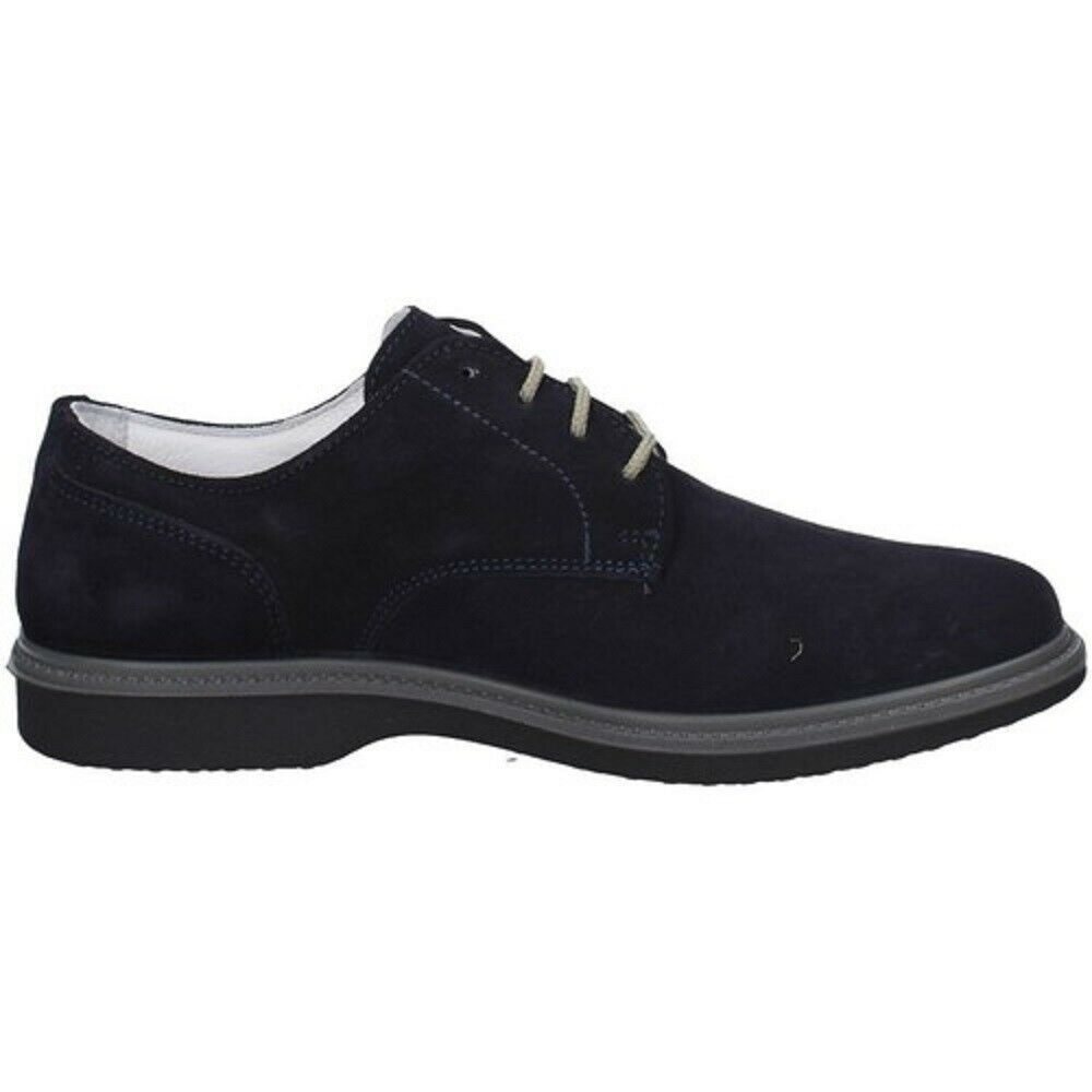 Scarpe da uomo GRISPORT - Art. 42003A106 BLU derby nabuk  casual