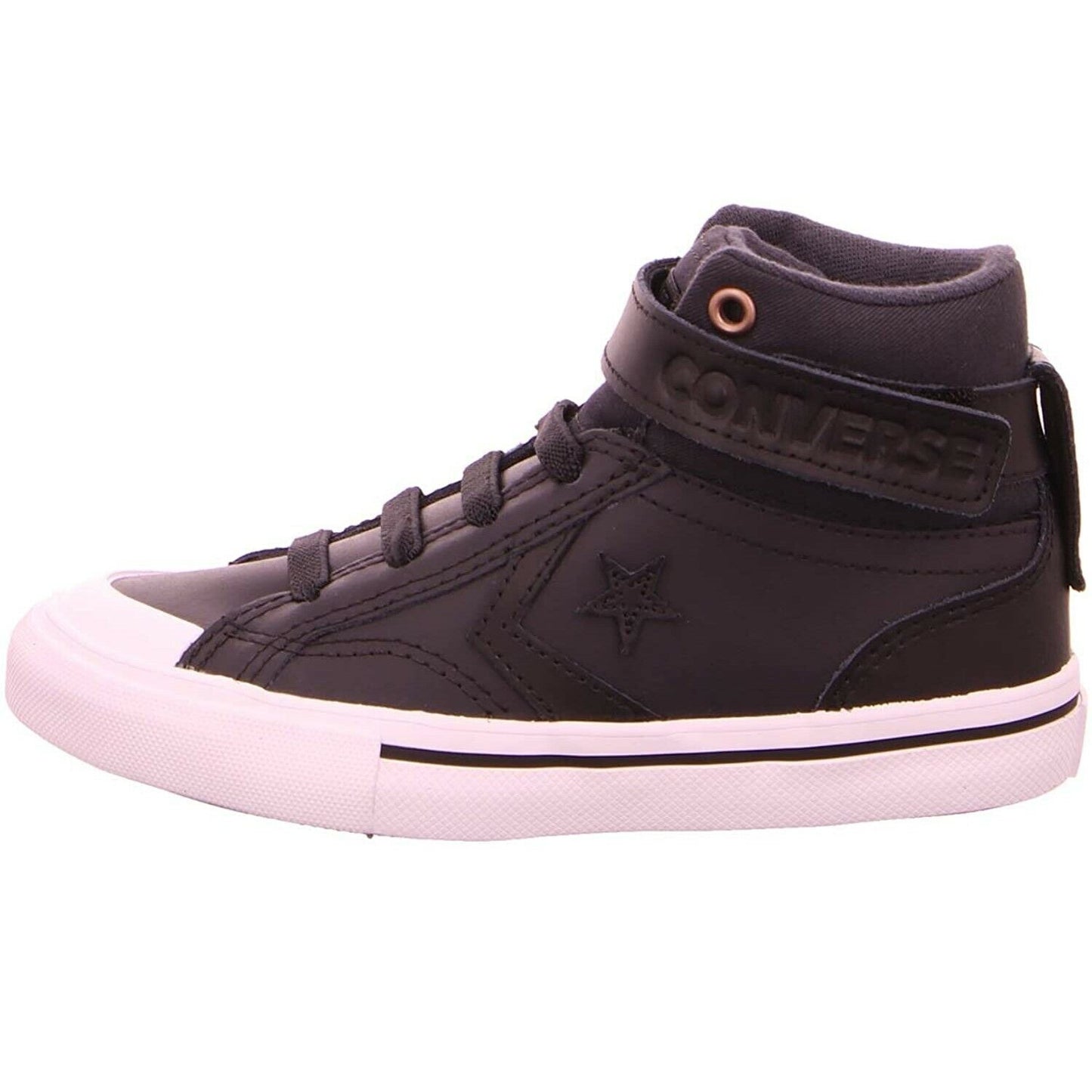 Scarpe da bambina Converse - Art. 765296C NERO ROSA sneakers tela alta