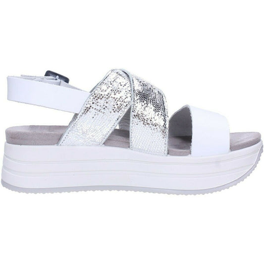 IGI&CO - Art. 5175611DYA- sandalo donna -Colore bianco argento o-Materiale pelle