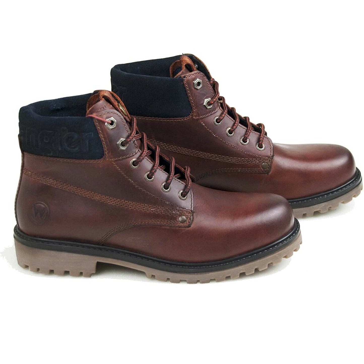 Scarpe da Uomo  WRANGLER - Art. ARCH WM12010A  RED BROWN Stivaletti stringati