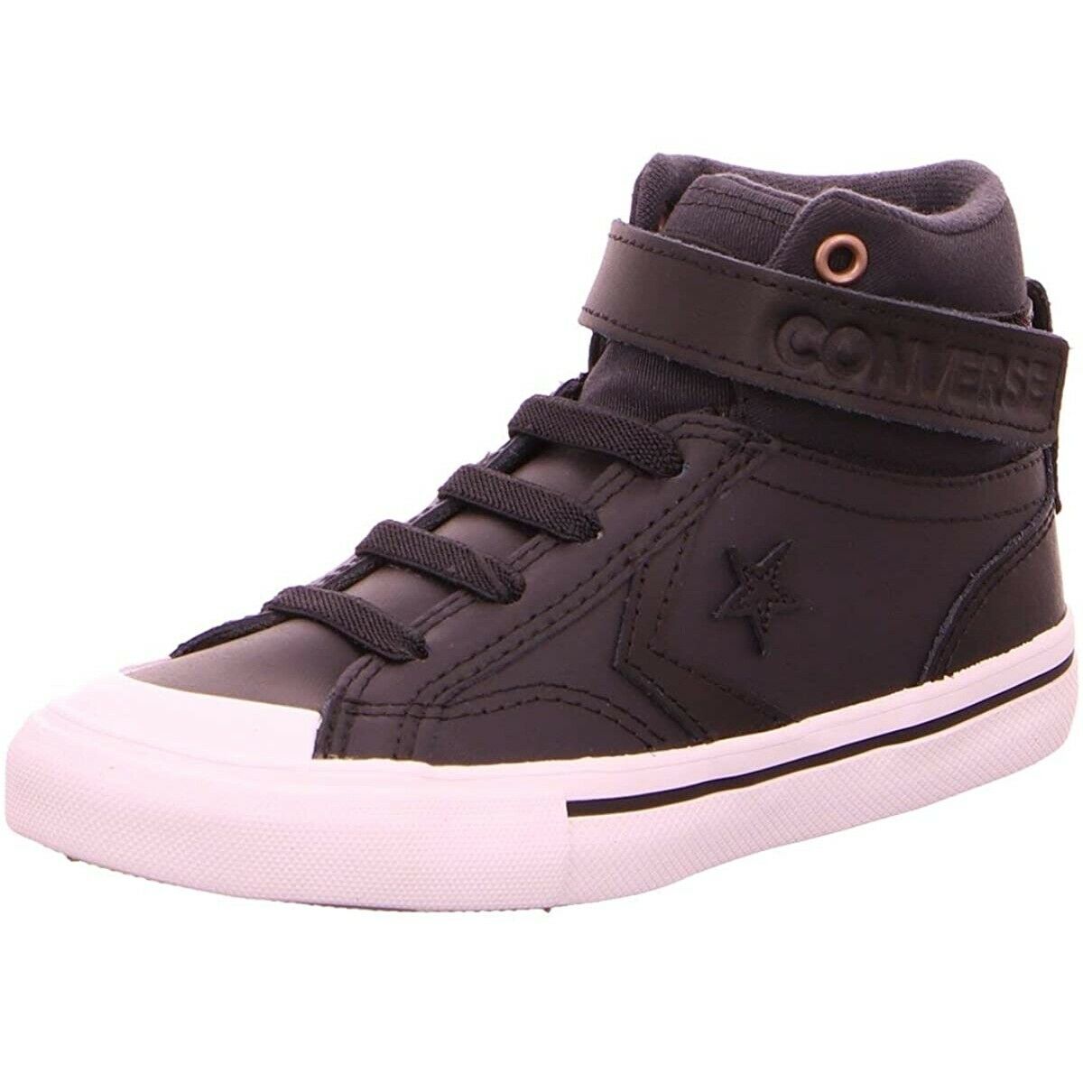 Scarpe da bambina Converse - Art. 765296C NERO ROSA sneakers tela alta