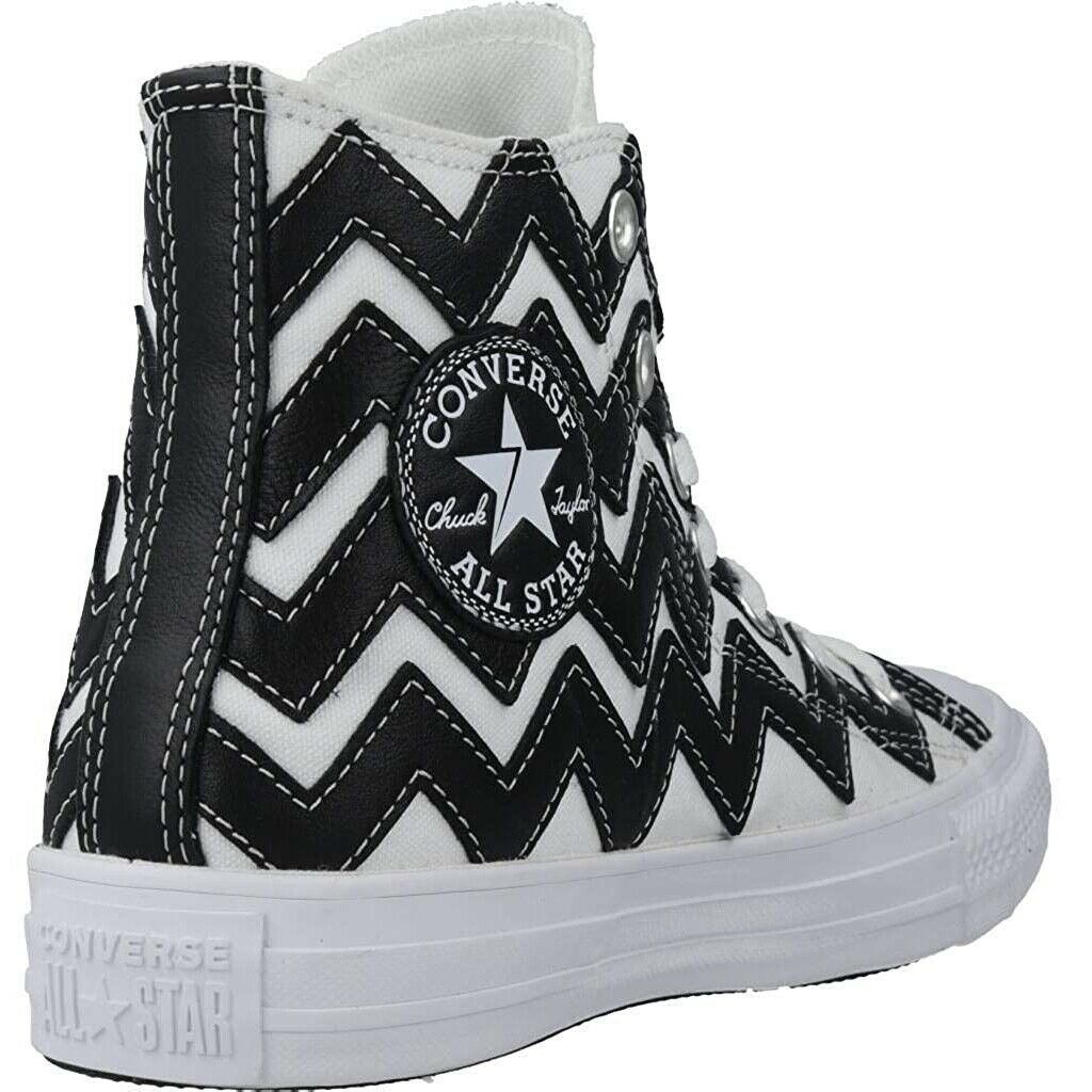 Scarpe da donna Converse - Art. 565376C BIANCO NERO sneakers tela alta