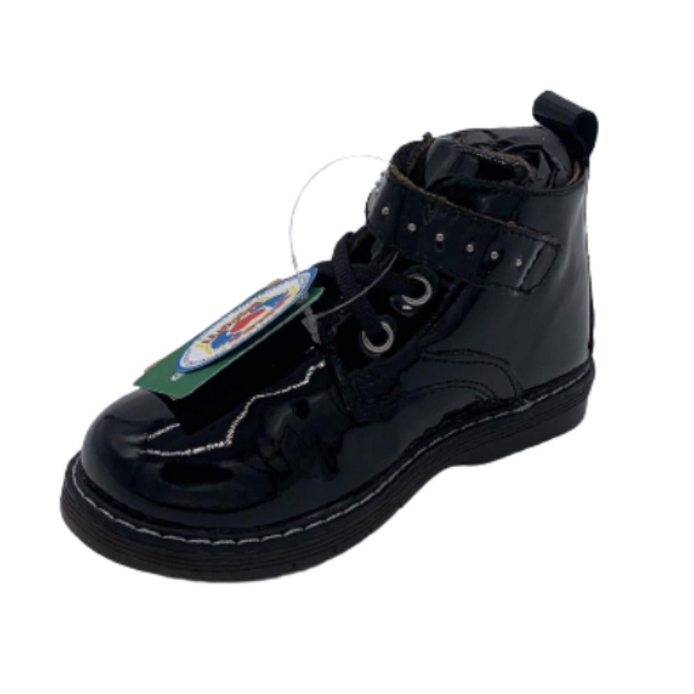 Scarpa da bambina GRUNLAND - Art. PP0265-88stivaletto  nero casual