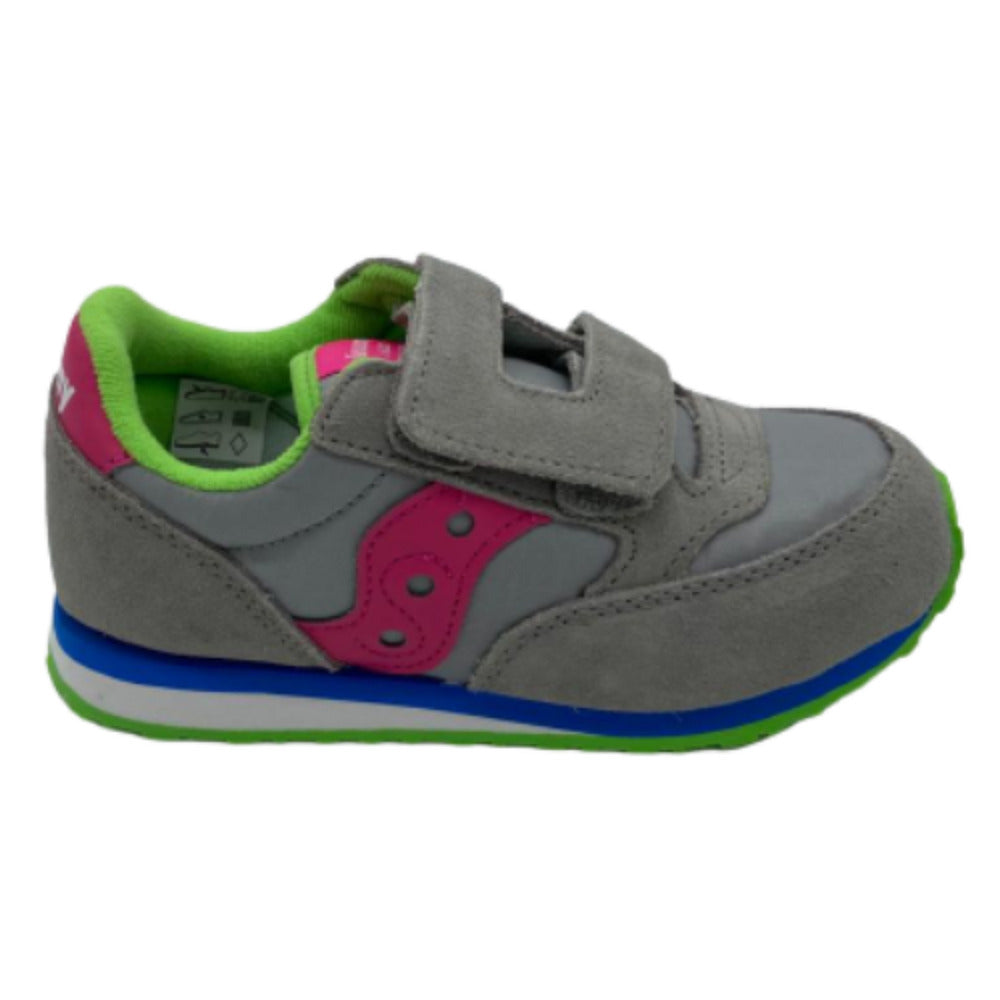 Scarpe sportive da Bambino SAUCONY - Art. ST58824 grigio verde rosa Sneakers con strappo