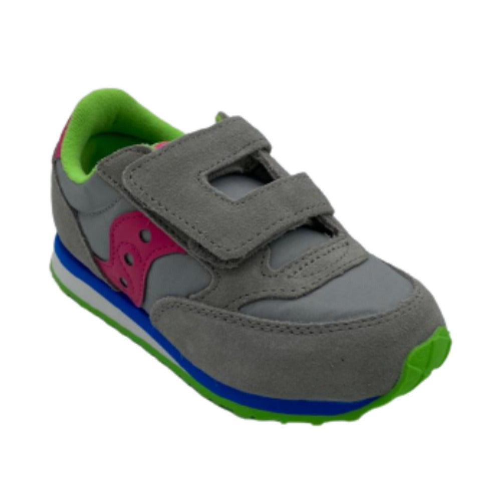 Scarpe sportive da Bambino SAUCONY - Art. ST58824 grigio verde rosa Sneakers con strappo