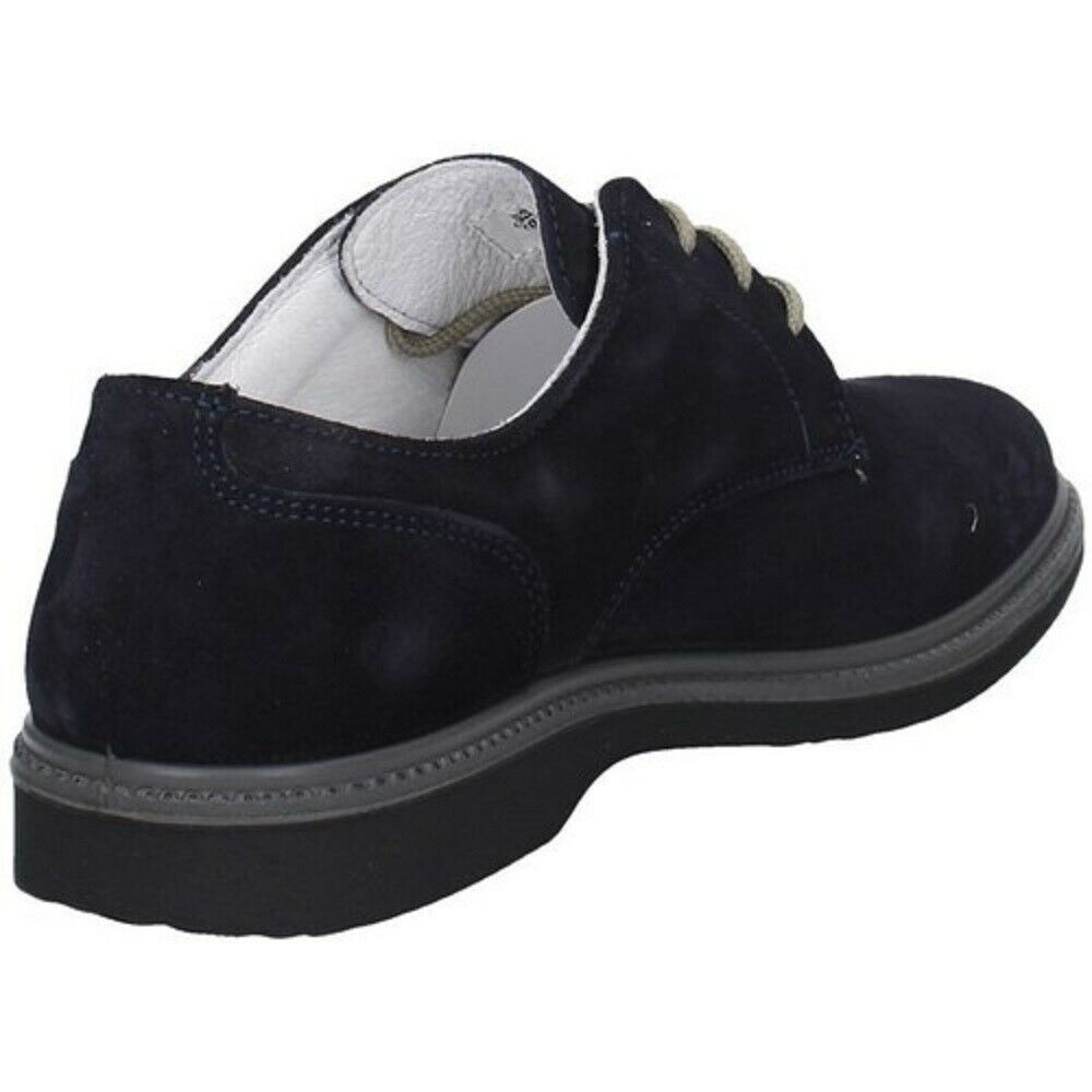 Scarpe da uomo GRISPORT - Art. 42003A106 BLU derby nabuk  casual