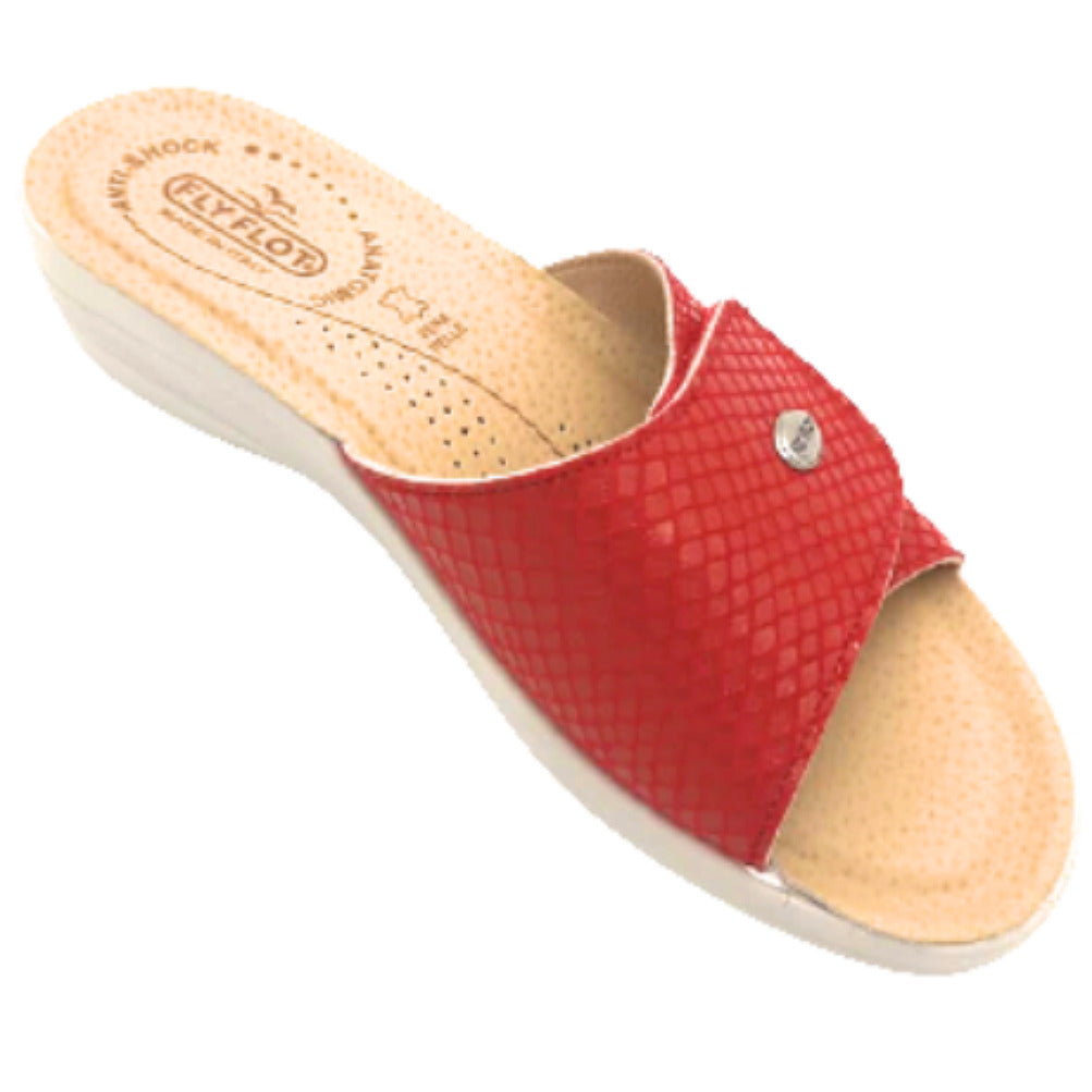 Scarpe da Donna FLY FLOT Art. T5G16GE ROSSO ciabatte con strappo comfort