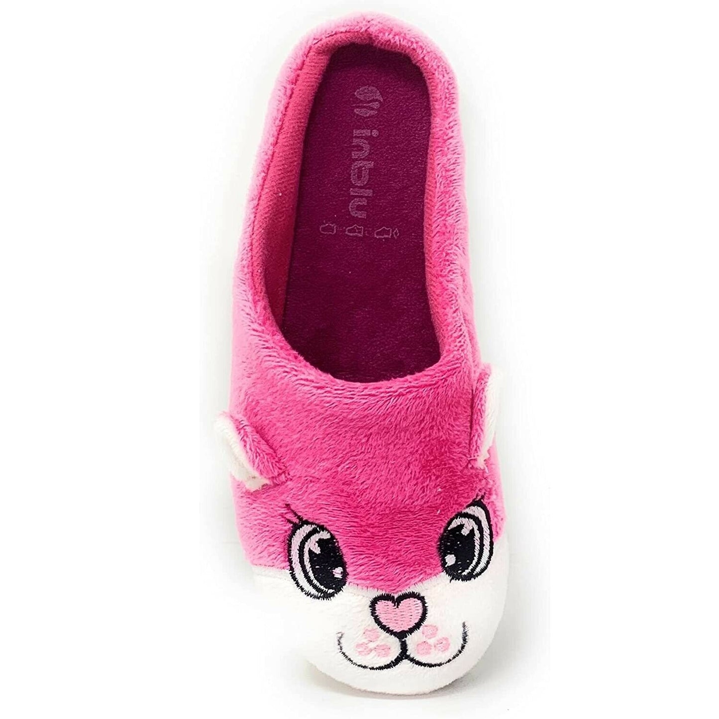 Scarpe da Bambina INBLU- Art. B934 pantofole fuxia orsetto