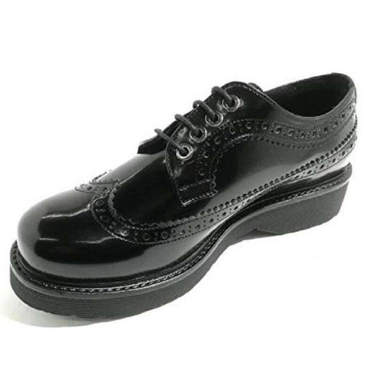 Scarpe da donna KEYS art. SCA305403 NERO francesina lucida