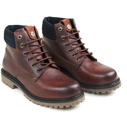 Scarpe da Uomo  WRANGLER - Art. ARCH WM12010A  RED BROWN Stivaletti stringati