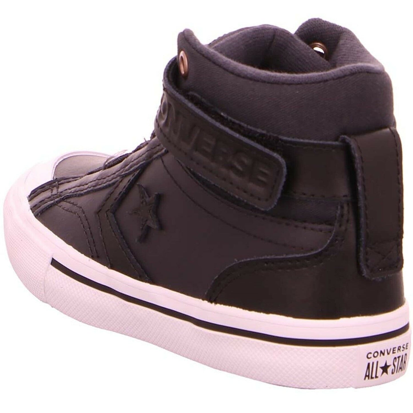 Scarpe da bambina Converse - Art. 765296C NERO ROSA sneakers tela alta