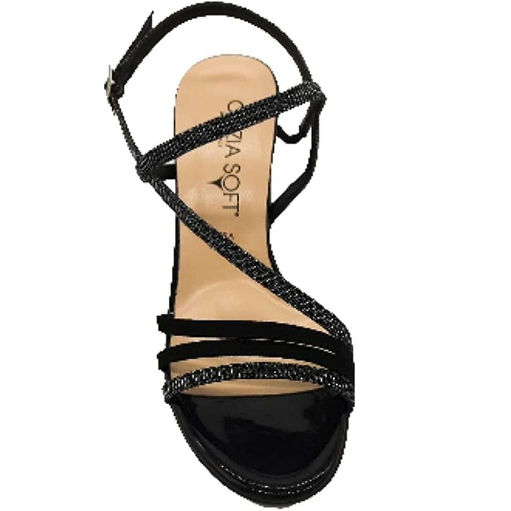 Scarpe da donna CINZIA SOFT- Art. IBBF638 TC002 NERO scamosciato sandali eleganti